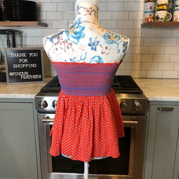 Tory Burch | Myra Skirt in Poppy Red Mali - Picture 6 of 8